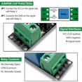 thumbnail image 4 of PCs 3V Relay Module Power Switch Board Optocoupler Isolation Drive Control Board 1 Channel (High Level Trigger) DC 3-3.3V, 4 of 5