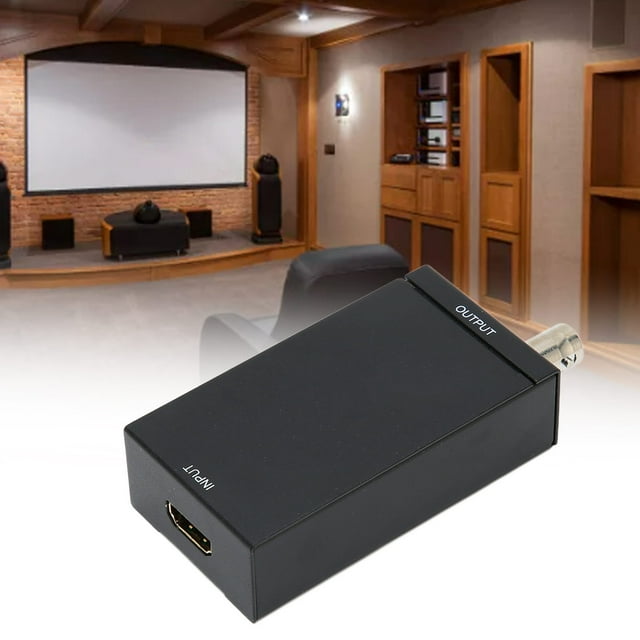 Video Converter, Portable HD Multimedia Interface To SDI Converter Stable Transmission for Home Theater EU Plug,UK Plug,US Plug,AU Plug