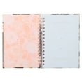 thumbnail image 3 of Christian Art Gifts Journal w/Scripture Strong And Courageous Joshua 1:9 Bible Verse Rose Floral 192 Ruled Pages, Large Hardcover Notebook, Wire Bound, 3 of 4
