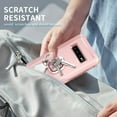 thumbnail image 7 of Petocase for Samsung Galaxy S10 Case,Heavy Duty Full Body Shockproof Kickstand with 360° Ring Holder Support Car Moun Phone Cover,Rose Gold, 7 of 7