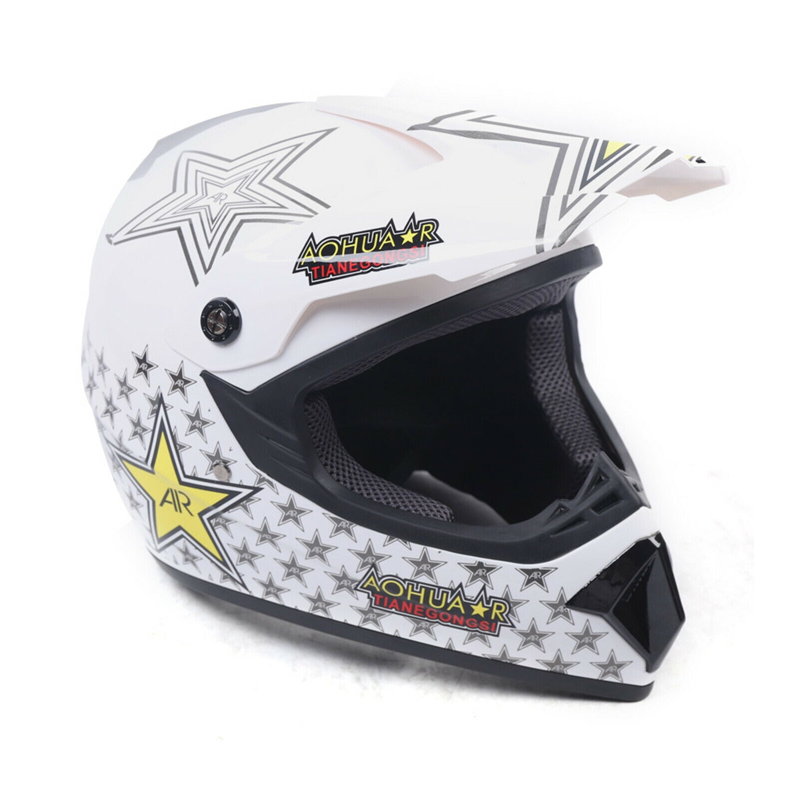 DOT Motorcycle Helmet for Adult, Motorcycle Helmet with Goggles & Gloves for Motocross Off-Road Racing ATV Dirt Bike