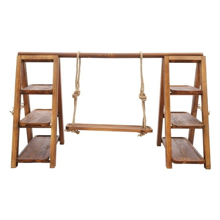 Miumaeov Wood Dessert Stand Wedding Cake Serving Tray Cupcake Holder Display Stand For Party Decor