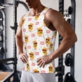 thumbnail image 5 of KLL Cute Duck Print Men's Muscle Gym Workout Stringer Tank Tops Bodybuilding Fitness T-Shirts Tank Tops Men-Medium, 5 of 7