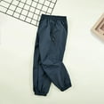 thumbnail image 4 of CPNG Teenagers Kids Boys Girls Autumn and Winter Hiking Ski Pants Youth Thickened Warm Casual Loose Trousers Sweatpants(Black,5-6 Years), 4 of 4