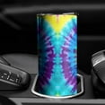 thumbnail image 5 of Colorful Rainbow 20 Oz Skinny Tumbler with Lid and Straw - Double Wall Vacuum Insulated Tumbler- Insulated Travel Coffee Mug, 5 of 7