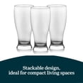 thumbnail image 5 of Libbey Classic Pub Beer Glasses Party Pack, Stackable, Modern Bar Glassware Set of 12, Large All Purpose Pint Beer Glasses for Stouts, Ales and More, 5 of 6