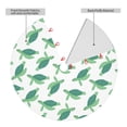 thumbnail image 2 of Sikiie Sea Turtle 30-48 inches {designName} Print Christmas Tree Skirt Snowman Xmas Tree Skirt with Edge Christmas Decorations for Holiday Party30", 2 of 7
