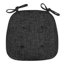 Non- Seat Cushions for Kitchen Chairs - 17"x16"x2" Dining Chair Pads with Ties - Machine Washable Covers for Wooden/Metal Chairs - Indoor/Outdoor Comfort for Home & Office