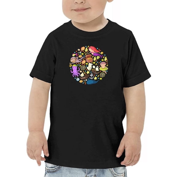 Pirate Elements T-Shirt Toddler -Image by Shutterstock, 5 Toddler