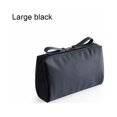 thumbnail image 3 of Solid Color Cosmetic Bag Makeup Case Waterproof Pouch Travel Capacity Cases Make-Up Fashion Large Capacity Handbag Multifunctional for L/Black, 3 of 9