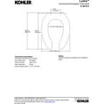 thumbnail image 3 of Kohler Toilet Seat Lustra K4670-C-0, 3 of 3