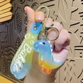 thumbnail image 2 of Llavero Creative Luminous Lindo Dinosaurio Acrílico Azul, 2 of 2