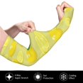 thumbnail image 3 of Bingfone Farmers Gardening Sleeves Sun Protection Arm Cooling Sleeves For Women Men With Thumb Hole - Bright Lemons, 3 of 8