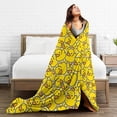 thumbnail image 5 of Wijzvio Yellow Duck Throw Blanket Soft Fuzzy Fleece Blanket For Couch Bed Living Room Decoration 80"X60", 5 of 9