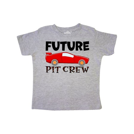 

Inktastic Future Pit Crew Red Race Car Gift Toddler Boy or Toddler Girl T-Shirt