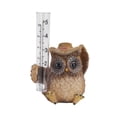 thumbnail image 2 of Outdoor Rain Gauge Garden-Patio Yard Ornament with Tube Waterproof Bridge Collection Owl Raingauge Yard Gnome Decoration, 2 of 4