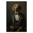 thumbnail image 3 of Hudo Harrier Painting Gentleman Style on Canvas, Harrier Vintage Costume Style Animals Posters For Home Decorations, Living Room, Bathroom Decor, 3 of 5