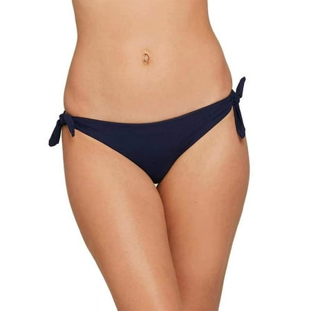 L*Space Women s L*Solids Tie Side Hipster Bikini Bottom Midnight Blue M