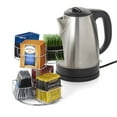 thumbnail image 5 of Nifty Solutions Tea Bag Spinning Carousel – 6 Compartments, 60 Tea Bags Storage, Chrome, 5 of 7