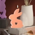 thumbnail image 2 of Hearth & Gear 1PC Easter Rabbit Silicone Moulds Casting Moulds Rabbits Candle Moulds For Casting Silicone Mould Rabbit With Window Candle Mould Soap Mould Clear Tealight Holder Candle Holder, 2 of 6