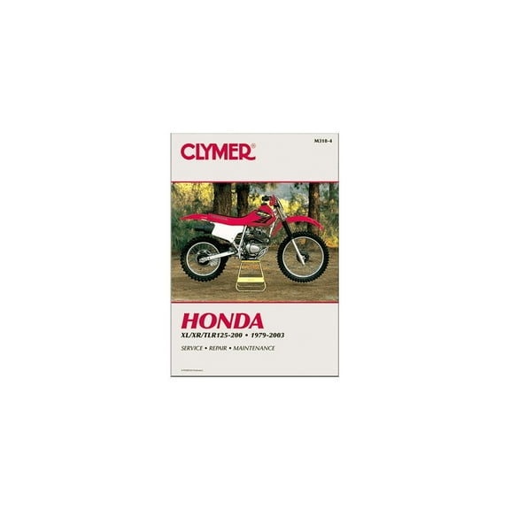 Clymer Repair/Service Manual '79-03 Honda XL/XR/TLR 125-200cc (M318-4)