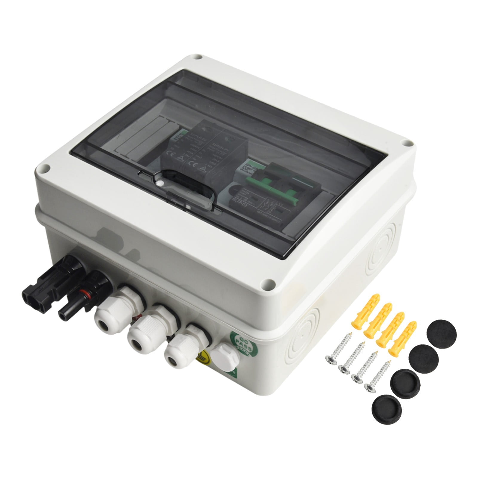 550V 1 In1 Out 1 String Solar Pv Combiner Box Protection Waterproof Ip65