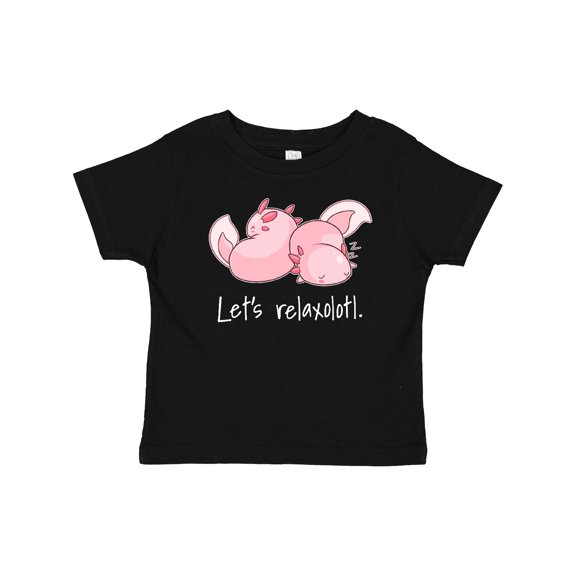 Inktastic Let's Relaxolotl with Cute Sleeping Axolotls Boys or Girls Baby T-Shirt