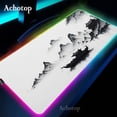 thumbnail image 1 of Black And White RGB Laptop Gamer Mousepad Gaming Mouse Pad Mountain Serenity Large Rug Keyboard 100x50 LED Desk Mat With Backlit, 1 of 5