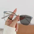 thumbnail image 3 of Retro Lady Cat Eye Glasses Frame Anti Blue Light Photochromic Glasses Computer Goggles Women Eyewear Gafas Mujer Anti Luz Azul Pink gold Photochromic|https://ae01.alicdn.com/kf/S3d70f1a3d4444c489a6a98, 3 of 5
