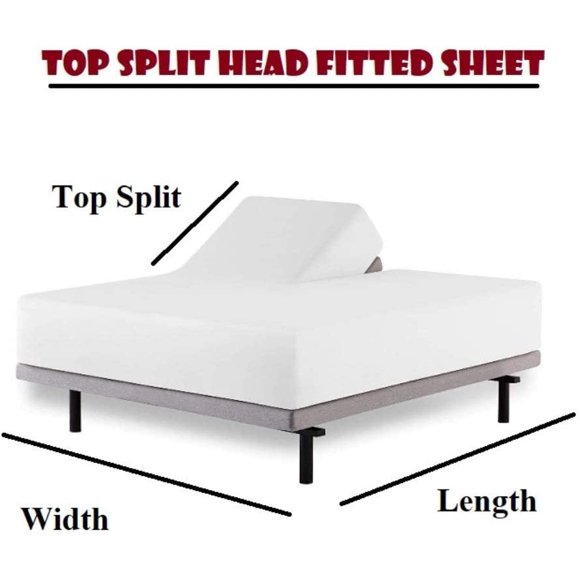 Adjustable Split King Bed Sheets