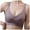 Coffee, variant on GEWSEY Womens Comfortable Wireless Bras Push Up Seamless Bralettes Soft V Neck Brassiere Scalloped Full Coverage Everyday Bra Coffee, XXL