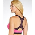 thumbnail image 2 of Women's Maidenform DM7991 Secure Zip Front Underwire Racerback Sports Bra (Pinksicle/Black 36C), 2 of 3