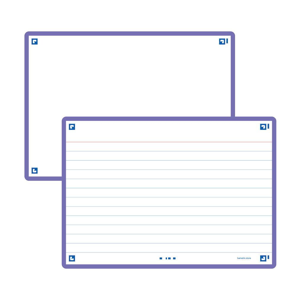 Flash 2.0 - 4x6 Flashcards / Index Cards 80ct Violet Purple - Walmart ...