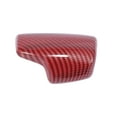thumbnail image 6 of Unique Bargains Red Car Gear Shift Knob Head Cover Sticker ABS Carbon Fiber Pattern for Audi Q7 S5 S4 A4 Q5 RS5 A5, 6 of 6