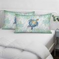 thumbnail image 4 of Sea Turtle Coastal Pillow Covers King, Blue Green Summer Beach Coral Soft Brushed Microfiber Breathable Throw Pillow Covers, Pillowcase with Zipper for Couch Sofa Bedroom Living Room 20"x36", 4 of 9