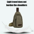 thumbnail image 5 of Men's Chest Bag Casual Sports Singles Shoulder Canvas Bag Construction Sites Work Wear Resistants Crossbody Bag, 5 of 5