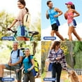 thumbnail image 5 of Water Bottle Bag with Strap, Mesh Water Bottle Holder Crossbody Water Bottle Sling Bag Adjustable Shoulder Strap - Lightweight Water Bottle Carrier for Sports Hiking Camping  Dog Water Bottle Sleeve, 5 of 6