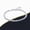 6.5-7inch, variant on Pure Platinum 950 Bracelet Women Fine Pt950 3mm/3.5mm Polish Beaded Link Chain-7-7.5inch-3.5mm-5.9-6.0g