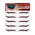 thumbnail image 1 of Autocollants Eyeliner Réutilisables, Stick Eyeliner Réutilisable, 5 Paires/10 Pcs, Eyeliner pour Femmes, 1 of 5