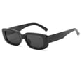 thumbnail image 1 of Gafas de sol IKANOO Retro Rectangle Y2K 90's UV400 negras, 1 of 7