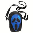 thumbnail image 1 of Bolso Hombro Unisex Con Bolso Cruzado Con Calavera Halloween (azul), 1 of 6