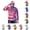 Hot Pink 1, variant on Men Sun Protection Jackets,Integrated Face Cover Adjustable Hood Ice Silk Cooling Raglan Sleeve Athletic Jackets Watermelon Red 5XL