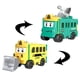thumbnail image 1 of Camión de bomberos con escalera y montacargas, carro de metal con ruedas, deformación reversible, juguete de ingeniería de doble cara, diseño de retroceso, plegable, portátil, estructura de, 1 of 7