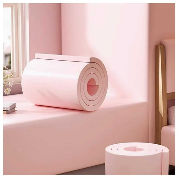 Wall cushion self-adhesive, edge protection anti-collision wall pad 200cm, 3D wall panels padded headboard, DIY cutting for bed headboard wall protection