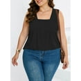 thumbnail image 2 of Oryer Womens Plus Size Tank Tops Sleeveless Tunic Blouses Loose Fit Tops, 2 of 6