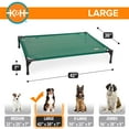 thumbnail image 5 of K&H Pet Products All Weather Pet Cot Green Large 42 X 30 X 7 Inches, 5 of 11