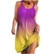thumbnail image 1 of Vestido sin Mangas para las Mujeres Gradiente Impreso Vestido Maxi Largo Suelto, Vestido Casual de las Mujeres, 1 of 6
