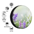 thumbnail image 4 of Sikiie Purple Butterfly On Wild PVC Leather Spare Tire Wheel Cover Spare Tire Cover, for Car Truck SUV Camper Trailer Universal Fit(14-17in)-17 inch, 4 of 6