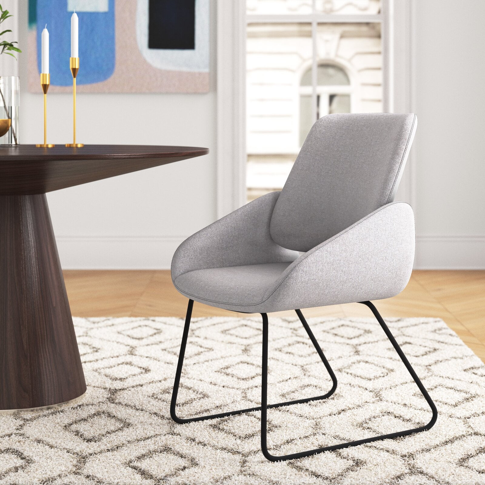 Audrey Upholstered Dining Chair, Weight Capacity (lbs) 250, Commercial