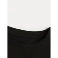 thumbnail image 4 of Finger Heart Print T-Shirt, Short Sleeve Crew Neck Casual Top For Summer & Spring, Women's Clothing, 4 of 6